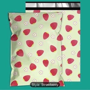 Strawberry Polymailers Bag Pack of 20- 10X13